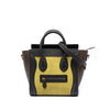 Secondhand Celine Nano Tricolor Leather Luggage Tote