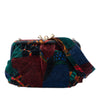 Bottega Veneta Printed Velvet Frame Shoulder Bag Secondhand