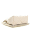 Chanel CC Quilted Acrylic and Lambskin Evening Clutch With Chain Secondhand
