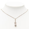 Chanel CC Brass Strass Pendant Drop Necklace Secondhand
