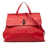 Gucci Large Calfskin Bamboo Daily Satchel Secondhand