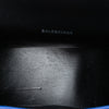 Balenciaga Metallic Calfskin Croc Embossed Hourglass Satchel XS Secondhand