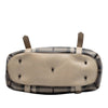 Burberry Smoked Check Coated Canvas Satchel Secondhand