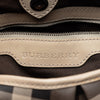 Burberry Smoked Check Coated Canvas Satchel Secondhand