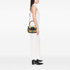 Gucci 100th Anniversary Medium GG Coated Canvas Kaleidoscope 1947 Bamboo Top Handle Bag Secondhand