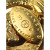 Chanel CC Gold Plated Swirl Clip on Earrings Secondhand