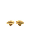 Chanel CC Gold Plated Swirl Clip on Earrings Secondhand