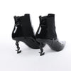 Saint Laurent Paris Opium Patent leather Ankle Boots in Black AU484171 , Size 37.5 EU Secondhand