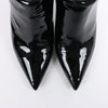 Secondhand Saint Laurent Paris Opium Patent leather Ankle Boots in Black AU484171 , Size 37.5 EU