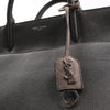 Saint Laurent Cabas Rive Gauche Leather x Suede 2Way Handbag in Dark Gray 436620 Secondhand
