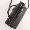 Saint Laurent Cabas Rive Gauche Leather x Suede 2Way Handbag in Dark Gray 436620 Secondhand