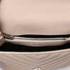 Saint Laurent Paris College Monogramme Leather Chain Crossbody Bag in Beige 428056 Secondhand