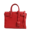 Saint Laurent Paris Sac de Jour Nano Leather 2Way Handbag Red 340778 Secondhand