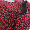 Saint Laurent Paris Leopard Hunting Canvas x Leather Backpack in Red x Black 326865 Secondhand
