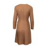 Secondhand Valentino Boutique Pleated Wool Dress - '90s