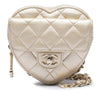 Chanel Mini Metallic Lambskin CC in Love Heart Belt Bag Secondhand