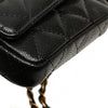 Chanel Quilted Caviar Twist Your Buttons Flap Chain Belt Bag Secondhand