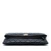 Chanel Quilted Lambskin Boy Foldover Clutch Secondhand