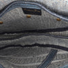 Secondhand Dior Oblique Embroidered Denim Saddle Bag