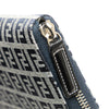 Fendi Zucchino Canvas Zip Around Long Wallet Secondhand