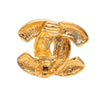 Chanel CC Quilted Gold Plated Clip On Earrings Secondhand