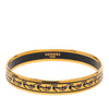 Hermès Narrow Anchor Enamel Bangle 62 Secondhand