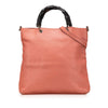 Gucci Leather Bamboo Satchel Secondhand