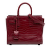 Saint Laurent Nano Croc Embossed Leather Sac De Jour Satchel Secondhand