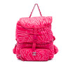 Chanel Printed Nylon Coco Neige Convertible Backpack Secondhand