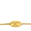 Louis Vuitton Gold Plated LV Iconic Enamel Pendant Necklace Secondhand