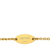 Louis Vuitton Gold Plated LV Iconic Enamel Pendant Necklace Secondhand