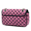 Secondhand Gucci Medium GG Marmont Matelasse Diagonal GG Canvas Shoulder Bag