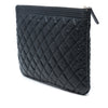 Chanel Medium Quilted Caviar Boy O Case Clutch Secondhand