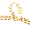 Dior Dior Revolution Gold Plated Crystal Chain Bracelet Secondhand