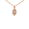 Hermès Mini Rose Gold Plated Maillon Pendant Necklace Secondhand