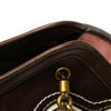 Bottega Veneta Nappa Trimmed Canvas Chain Handbag Secondhand