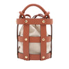 Ferragamo Leather and Canvas Bucket Bag Secondhand
