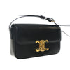 Celine Shiny Calfskin Triomphe Claude Shoulder Bag Secondhand