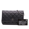Chanel CC Quilted Caviar Wallet on Chain Secondhand