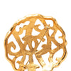 Chanel CC Gold Plated Filigree Brooch Secondhand