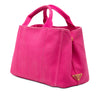 Prada Small Canvas Canapa Logo Tote Secondhand