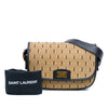 Saint Laurent Medium Canvas Monogram All Over Crossbody Secondhand
