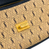 Saint Laurent Medium Canvas Monogram All Over Crossbody Secondhand