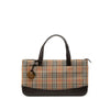 Secondhand Burberry Haymarket Check Canvas Handbag