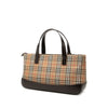 Secondhand Burberry Haymarket Check Canvas Handbag