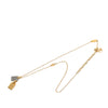 Louis Vuitton Gold Plated Nanogram Pendant Necklace Secondhand