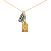 Louis Vuitton Gold Plated Nanogram Pendant Necklace Secondhand