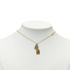 Louis Vuitton Gold Plated Nanogram Pendant Necklace Secondhand