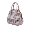 Burberry Small Haymarket Check Coated Canvas Orchard Bowling Bag Secondhand
