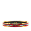 Hermès Narrow Cordages Enamel Bangle 70 Secondhand